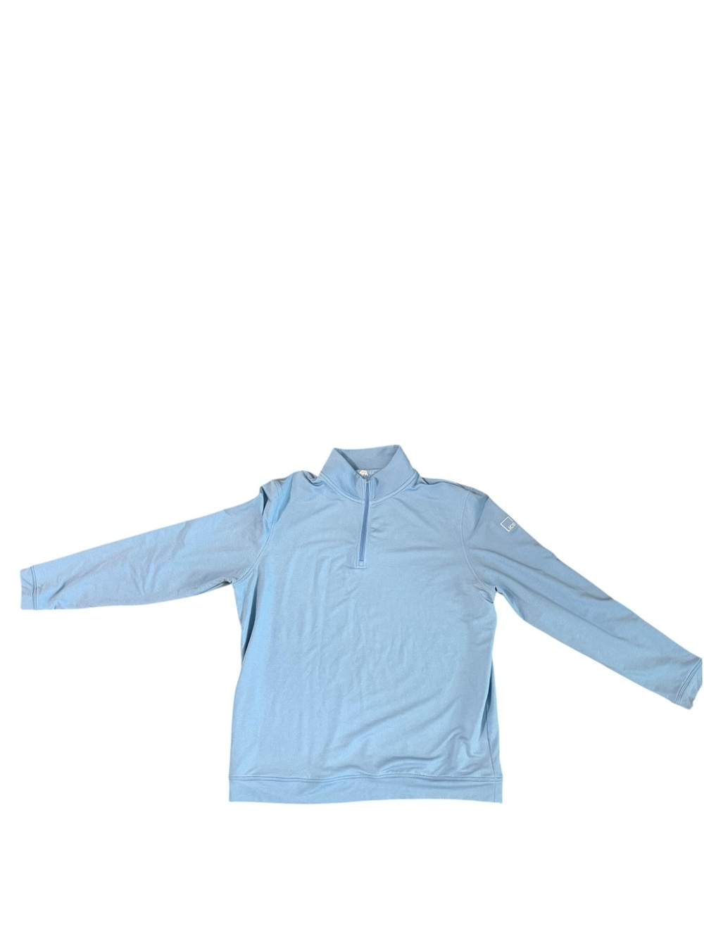Onward Reserve Performance Men XL Quarter Zip Pullover Blue Logo Golf Athleisure